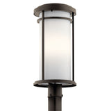 Toman Outdoor Post Lantern Light Olde Bronze
