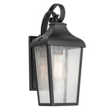 Forestdale Outdoor Wall Light Textured Black 7 Inch