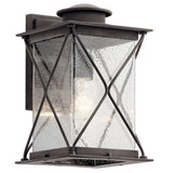 Argyle Outdoor Wall Light Weathered Zinc 8 Inch