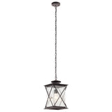 Argyle Outdoor Hanging Light Weathered Zinc