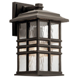 Beacon Square Outdoor Wall Light Olde Bronze 8 Inch