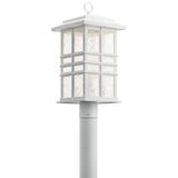 Beacon Square Post Lantern Outdoor Wall Light White