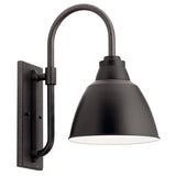 Pellinord Outdoor Wall Dome Light Black 10.25 Inch