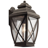Tangier Outdoor Wall Light Olde Bronze 9.5 Inch