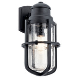 Suri Outdoor Wall Light Textured Black 9 Inch