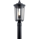 Fairfield Outdoor Post Lantern Light Black