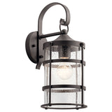 Mill Lane Outdoor Wall Light Anvil Iron 7 Inch