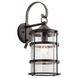 Mill Lane Outdoor Wall Light Anvil Iron 9 Inch