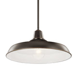 Pier Dome Semi Flush Pendant Olde Bronze 16.5 Inch