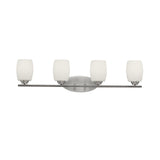 Eileen Vanity Light Brushed Nickel 4 Light