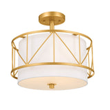Birkleigh Semi Flush Pendant Classic Gold