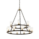 Mathias Chandelier Olde Bronze 15 Light