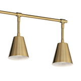 Sylvia Rail Light Brushed Natural Brass