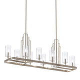Kimrose Linear Chandelier Polished Nickel