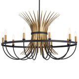 Baile Chandelier Black 10 Light