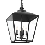 Dame Foyer Pendant Textured Black