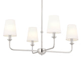 Pallas Bell Chandelier Polished Nickel 4 Light