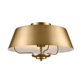 Luella Ceiling Light Brushed Natural Brass 16 Inch