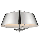 Luella Ceiling Light Polished Nickel 16 Inch