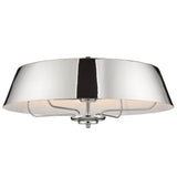 Luella Semi Flush Pendant Polished Nickel 22 Inch