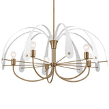 Petal Chandelier Champagne Bronze 42.5 Inch