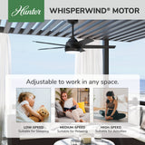 Hunter Skyflow Ceiling Fan with LED Light
