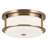 Brit Flush Semi Flush Mount Champagne Bronze 12 Inch