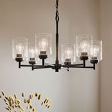 Winslow Cylinder 1 Tier Chandelier lifestyle 1