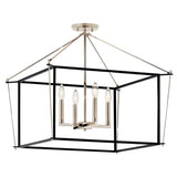 Eisley Semi Flush Semi Flush Mount Polished Nickel 24 Inch