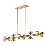 Palta Linear Chandelier Champagne Bronze