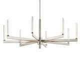 Sycara 1 Tier Chandelier Polished Nickel 8 Light
