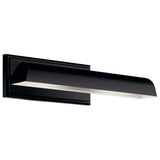 Carston Wall Cylinder Sconce Black 18.25 Inch