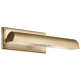 Carston Wall Cylinder Sconce Champagne Bronze 18.25 Inch