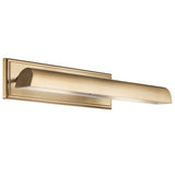 Carston Wall Cylinder Sconce Champagne Bronze 24.25 Inch