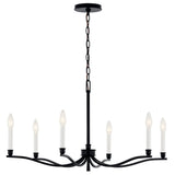 Malene Linear 1 Tier Chandelier detail 4