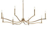 Malene Chandelier Champagne Bronze 8 Light