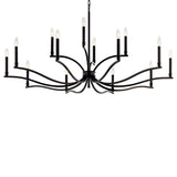 Malene Chandelier Black 14 Light