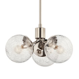 Silvarious Pendant Polished Nickel 3 Light