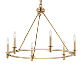 Carrick Chandelier Champagne Bronze 6 Light