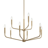 Madden 2 Tier Chandelier Champagne Bronze
