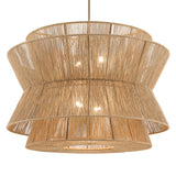 Ophira Hour Glass Pendant Champagne Bronze 36 Inch