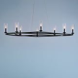 Harpin Cylinder Oval Chandelier lifestyle 1