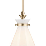 Laria Cone Pendant Champagne Bronze 10.5 Inch