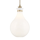 Laria Hour Glass Pendant Champagne Bronze 14 Inch