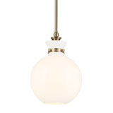Laria Round Pendant Champagne Bronze 10.25 Inch