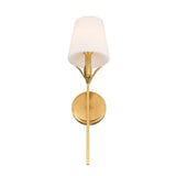 Broche 6'' Antique Gold Sconce by Crystorama