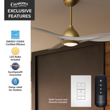 Elise Outdoor Energy Fan DC with LED Light