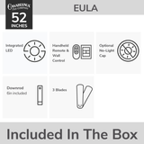 Eula Outdoor Energy Star DC with LED Light