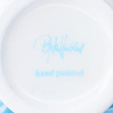 Bjørn Wiinblad Titania Candle Holder, Light Blue, H: 4.5" By Bjorn Wiinblad