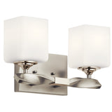 Marette Vanity Light Brushed Nickel 2 Light